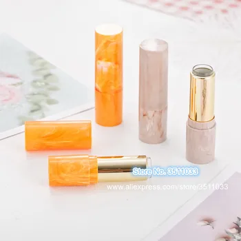12.1mm Empty Orange Lipstick Tube Irregular Marbling Pattern Lip Balm Bottle Lipstick Container Beauty Cosmetic Lip Balm Tube
12.1mm Empty Orange Lipstick Tube Irregular Marbling Pattern Lip Balm Bottle Lipstick Container Beauty Cosmetic Lip Balm Tube