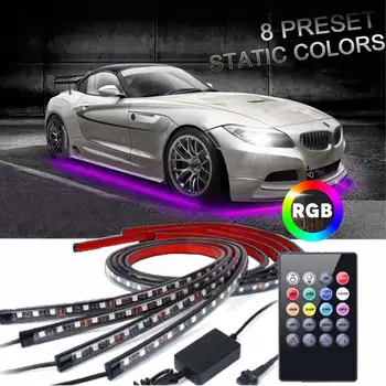 LED Neon , 4Pcs for Car RGB Running Colors Musical Sync Under Car Auto Neon Tube Light Strip Wireless Remote (90-120cm)
LED Neon , 4Pcs for Car RGB Running Colors Musical Sync Under Car Auto Neon Tube Light Strip Wireless Remote (90-120cm)