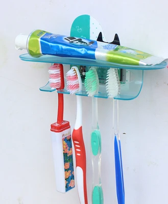 WHISM Seamless Magic Strong Suction Absorption Double Layers 4 Seat Toothbrush Rack Holder Hanger Wall Mount Random Color
WHISM Seamless Magic Strong Suction Absorption Double Layers 4 Seat Toothbrush Rack Holder Hanger Wall Mount Random Color