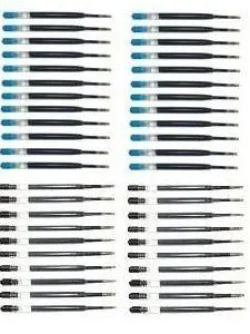 20 black/20 blue penloverefill Park style ink gel refills package + free shipping
20 black/20 blue penloverefill Park style ink gel refills package + free shipping