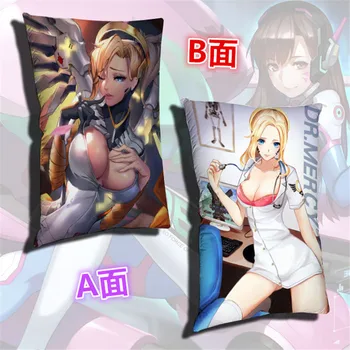 Hot 40*60cm Overwatches Pillow Cushion OW Mercy Dva Mei Sombra pillow Double-sided Solf pillow Cover Bedding pillow case gifts
Hot 40*60cm Overwatches Pillow Cushion OW Mercy Dva Mei Sombra pillow Double-sided Solf pillow Cover Bedding pillow case gifts