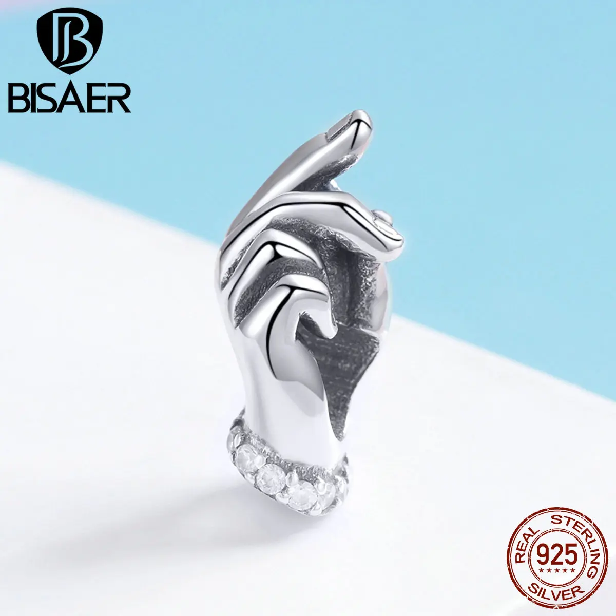 BISAER Authentic 925 Sterling Silver Love Hand Mom Hand Charms Finger Beads Fit Bracelets & Bangles Jewelry ECC1002
BISAER Authentic 925 Sterling Silver Love Hand Mom Hand Charms Finger Beads Fit Bracelets & Bangles Jewelry ECC1002