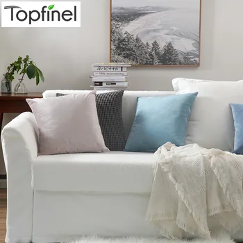Topfinel Soft Plush Stylish Velvet Cushion Cover Pillow Cases for Sofa Chair Seat Home Decor Nordic Style 45x45cm Plain Color
Topfinel Soft Plush Stylish Velvet Cushion Cover Pillow Cases for Sofa Chair Seat Home Decor Nordic Style 45x45cm Plain Color