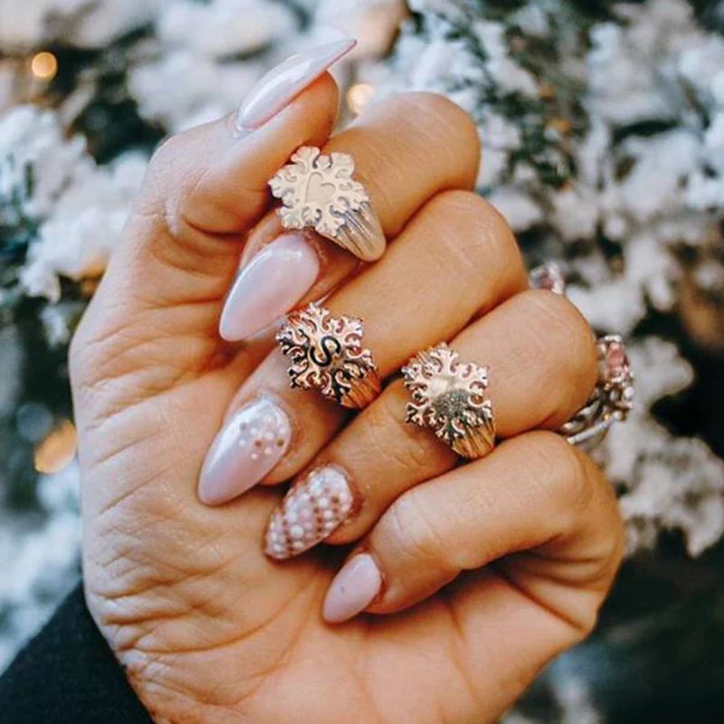 3 Pcs/set Women Bohemian Vintage Snowflower Gold Color Ring Sets Party Jewelry Midi Finger Wedding Party Rings Set
3 Pcs/set Women Bohemian Vintage Snowflower Gold Color Ring Sets Party Jewelry Midi Finger Wedding Party Rings Set