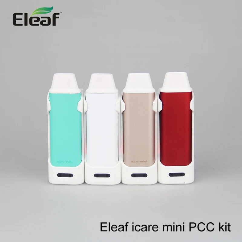 

Cheap Original Eleaf iCare Mini PCC Kit with Icare Mini Battery 320mah and PCC Capacity 2300mah E Cig Kit Vs Smok vape pen plus