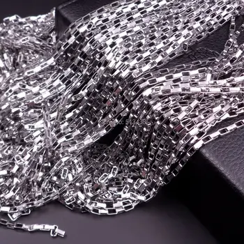 10 meters lot in bulk Stainless Steel 3mm Long Box Link chain.jewelry finding.DIY necklace bracelet wholesale
10 meters lot in bulk Stainless Steel 3mm Long Box Link chain.jewelry finding.DIY necklace bracelet wholesale