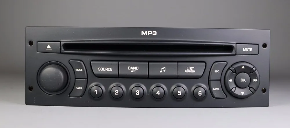 RD43 CD player with USB AUX function for Peugeot 206 207 307 508 Citroen C2 C4 C5 C6 instead of RD4 player
RD43 CD player with USB AUX function for Peugeot 206 207 307 508 Citroen C2 C4 C5 C6 instead of RD4 player