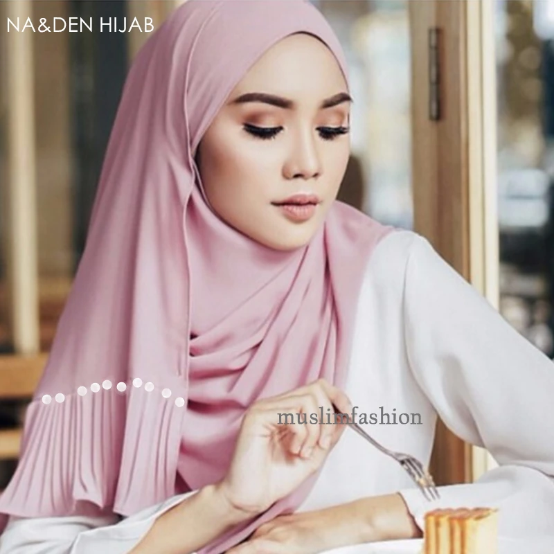 1 PCS Hot sale fashion solid wrinkled plain pearls chiffon shawls headband hijab Muslim women turban foulard wraps scarf
1 PCS Hot sale fashion solid wrinkled plain pearls chiffon shawls headband hijab Muslim women turban foulard wraps scarf