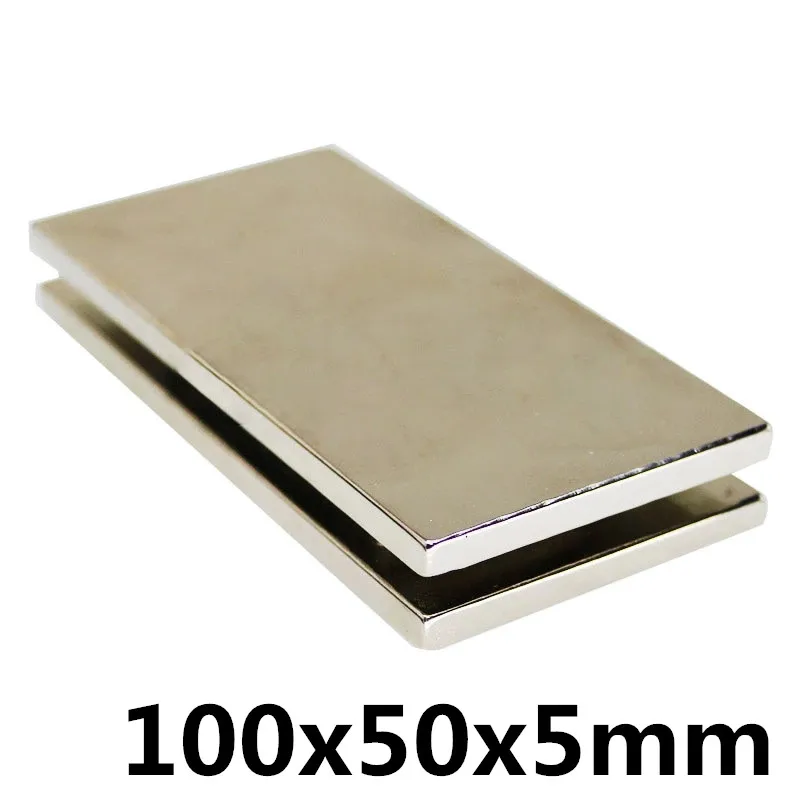 1pc 100 x 50 x 5mm Square Block Long Bar Super Strong Magnet Rare Earth Neodymium Permanent Magnets N35Powerful
1pc 100 x 50 x 5mm Square Block Long Bar Super Strong Magnet Rare Earth Neodymium Permanent Magnets N35Powerful