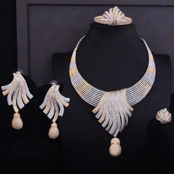 GODKI Luxury Feather Lariat Flower Women Wedding Cubic Zirconia Choker Necklace Earring Dubai Jewelry Set Jewellery Addict
GODKI Luxury Feather Lariat Flower Women Wedding Cubic Zirconia Choker Necklace Earring Dubai Jewelry Set Jewellery Addict