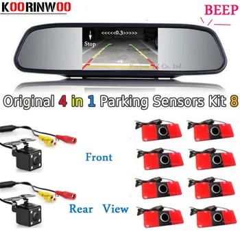 Koorinwoo Original 16.5 Car Parking Sensor 8 Redars LCD Display Digital Monitor Car Rear view Camera Front camera Parktronic Kit
Koorinwoo Original 16.5 Car Parking Sensor 8 Redars LCD Display Digital Monitor Car Rear view Camera Front camera Parktronic Kit
