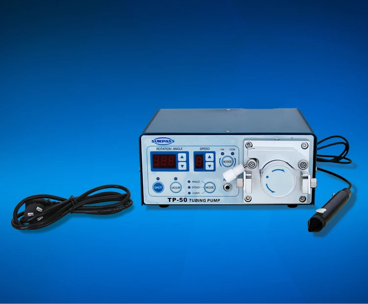 The peristaltic dispenser is suitable for all kinds of quick-drying glues with fine points and small components
The peristaltic dispenser is suitable for all kinds of quick-drying glues with fine points and small components