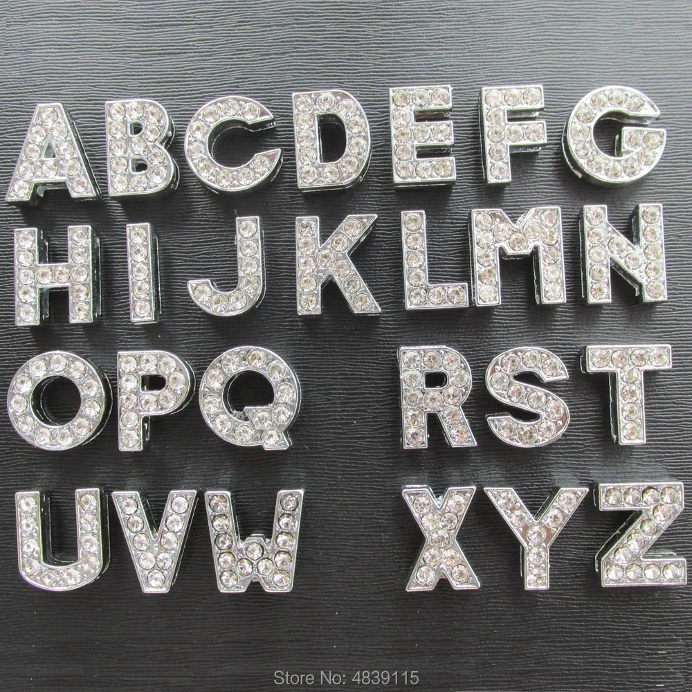260pcs/lot Zinc Alloy Slide Letters Inlaid with Rhinestones Suitable for Pet Collars with Slide Bars
260pcs/lot Zinc Alloy Slide Letters Inlaid with Rhinestones Suitable for Pet Collars with Slide Bars