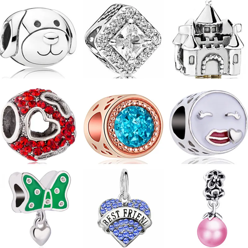 Party Jewelry DIY Tortoise Butterfly Dog Bowknot Smile Enamel Beads Charms Fit Pandora Bracelets & Bangles for Women Bijoux
Party Jewelry DIY Tortoise Butterfly Dog Bowknot Smile Enamel Beads Charms Fit Pandora Bracelets & Bangles for Women Bijoux