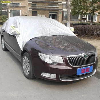 Yandex Reflective Anti Sunscreen Antifreeze Half car windshield car body clothing Car cover for Skoda Octavia superb
Yandex Reflective Anti Sunscreen Antifreeze Half car windshield car body clothing Car cover for Skoda Octavia superb