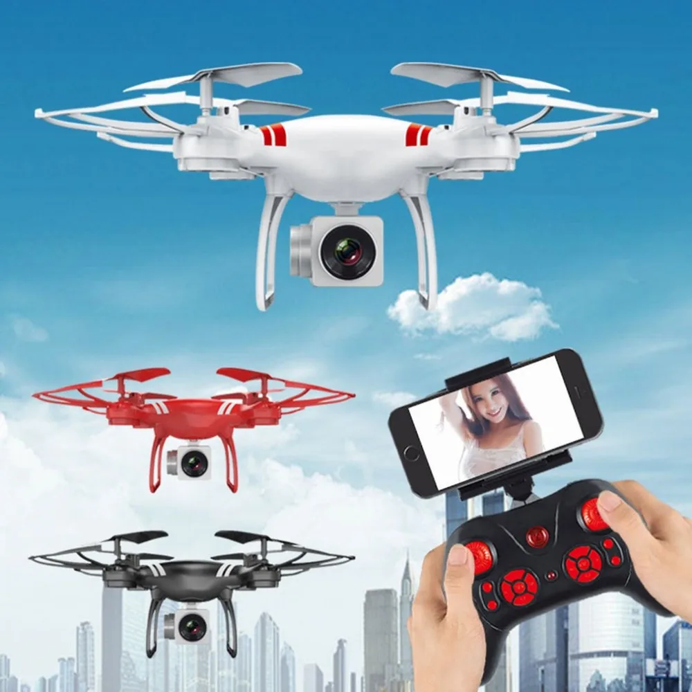 

RC Drone Wide Angle Lens 0.3MP Camera Wifi FPV Live Quadcopter Altitude Hold Headless Helicopter 2.4GHz Drone Drop Shipping Gift