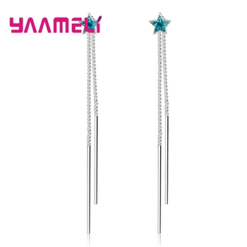 Bohemian Style Tassal Chain Drop Earring And Cute Small Blue Star Jewelry Christmas Gift For Women Lady Girl Wholesale
Bohemian Style Tassal Chain Drop Earring And Cute Small Blue Star Jewelry Christmas Gift For Women Lady Girl Wholesale