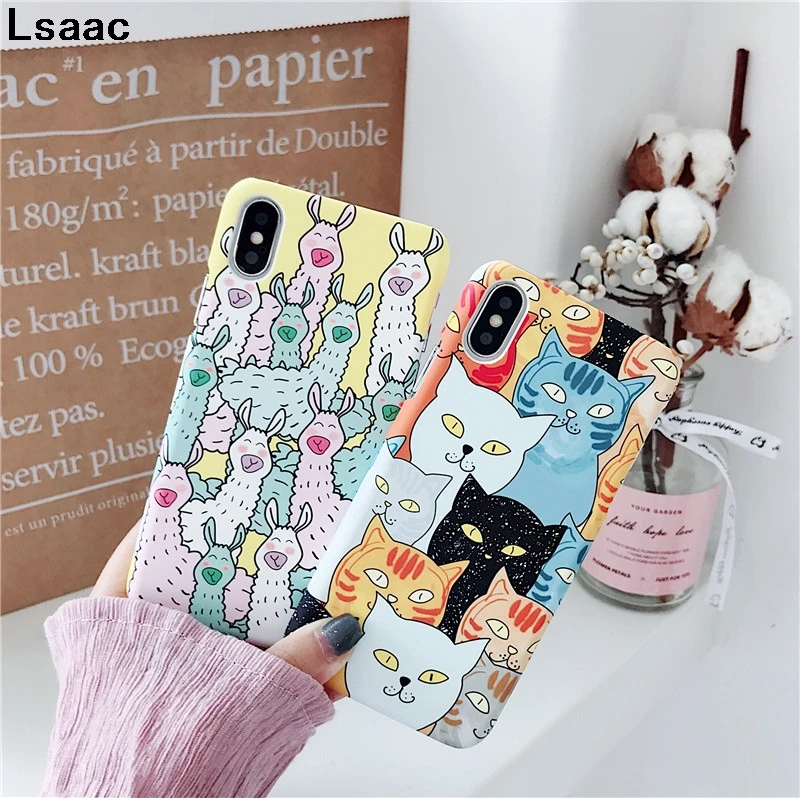 Fashion Cute Cartoon Cat Case For iphone X XR XS MAX Case For iphone 7 8 6 6s Plus Cover Luxury PC Phone Cases Funny Animal Capa
Fashion Cute Cartoon Cat Case For iphone X XR XS MAX Case For iphone 7 8 6 6s Plus Cover Luxury PC Phone Cases Funny Animal Capa
