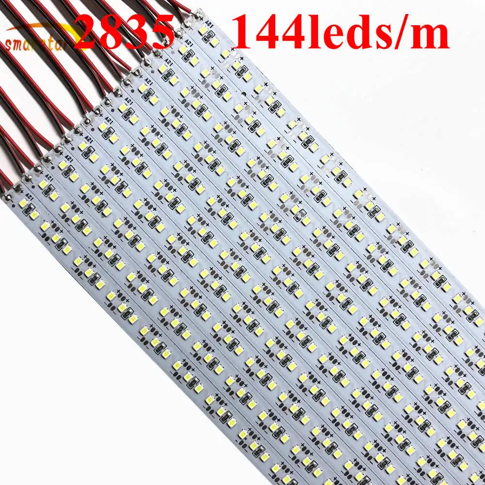 

Smarstar 0.5m 2835(3528) Led Hard Strip Bar Light Rigid LED String Lighting DC 12V 50cm 19.7inches 12W 72LED Decorative Lighting