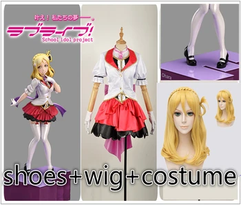 LoveLive!SunShine! Aqours Palgantong Tickets Future Mari Ohara Cosplay Costume Custom Girl Skirt Gloves Uniform Shoes Wig
LoveLive!SunShine! Aqours Palgantong Tickets Future Mari Ohara Cosplay Costume Custom Girl Skirt Gloves Uniform Shoes Wig