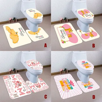ISHOWTIENDA 3pcs Closestool Lid Cover Bath Mat Bathroom Kitchen Foot Mat Doormats toilet accessories
ISHOWTIENDA 3pcs Closestool Lid Cover Bath Mat Bathroom Kitchen Foot Mat Doormats toilet accessories