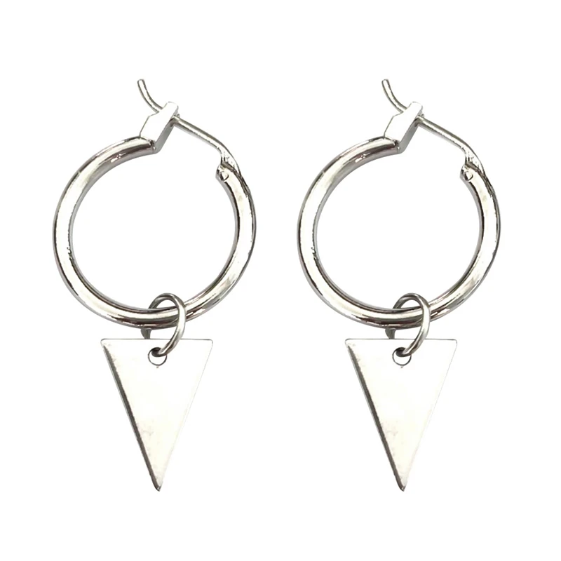 2019 Endless Circle Hoop Earrings Handmade Silver Gold Color Simple Small Triangle Earring For Women Men Chic Jewelry
2019 Endless Circle Hoop Earrings Handmade Silver Gold Color Simple Small Triangle Earring For Women Men Chic Jewelry