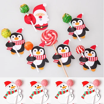 100Pcs Santa Claus Penguin Lollipop Christmas Card Lolly Sugar-loaf Xmas Party Decorations Gift Home Paper Card Holder 2020 2
100Pcs Santa Claus Penguin Lollipop Christmas Card Lolly Sugar-loaf Xmas Party Decorations Gift Home Paper Card Holder 2020 2
