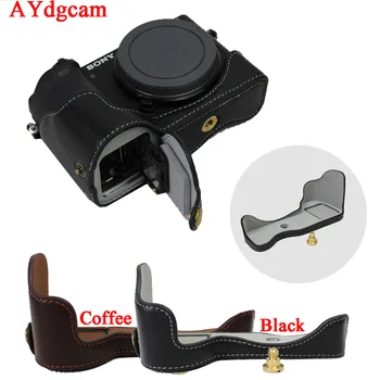 New Genuine Leather Camera Case Bag For Sony ILCE 6500 A6500 Camera Half Bag Bottom Case With Open battery Design
New Genuine Leather Camera Case Bag For Sony ILCE 6500 A6500 Camera Half Bag Bottom Case With Open battery Design