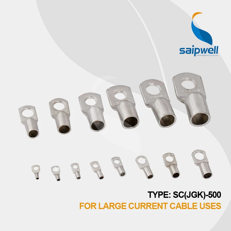 copper connection terminal SC(JGK)-500 insulated wire butt connectors ring crimp for generator cable diameter 16.5/20.5mm use
copper connection terminal SC(JGK)-500 insulated wire butt connectors ring crimp for generator cable diameter 16.5/20.5mm use