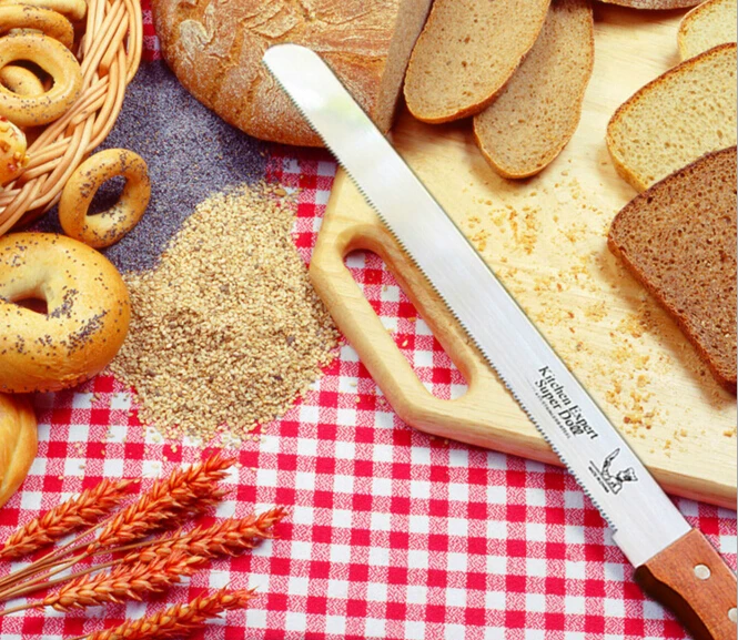 Kitchen Gadgets Bread Knife Bread Cutter 10-inch Bread Slicer Baking Pastry Spatulas for Baking Tools #0155
Kitchen Gadgets Bread Knife Bread Cutter 10-inch Bread Slicer Baking Pastry Spatulas for Baking Tools #0155