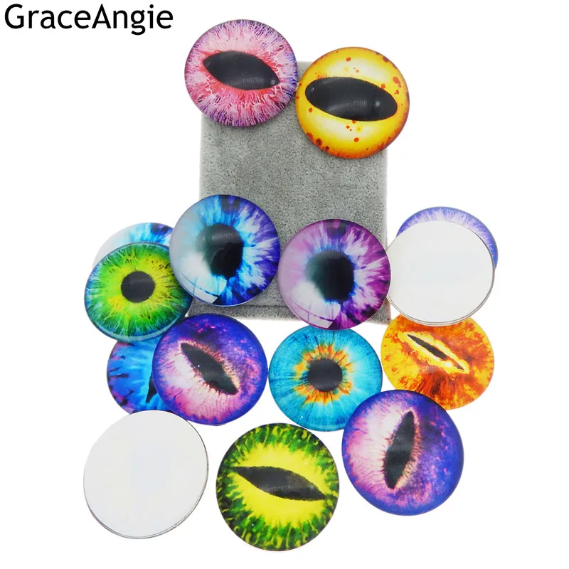 GraceAngie 40mm Glass Cameo Cat Animal Eye for Doll Making Dragon Eye Clear Jewelry Flatback Cabochon Kid toy Making Accessory
GraceAngie 40mm Glass Cameo Cat Animal Eye for Doll Making Dragon Eye Clear Jewelry Flatback Cabochon Kid toy Making Accessory