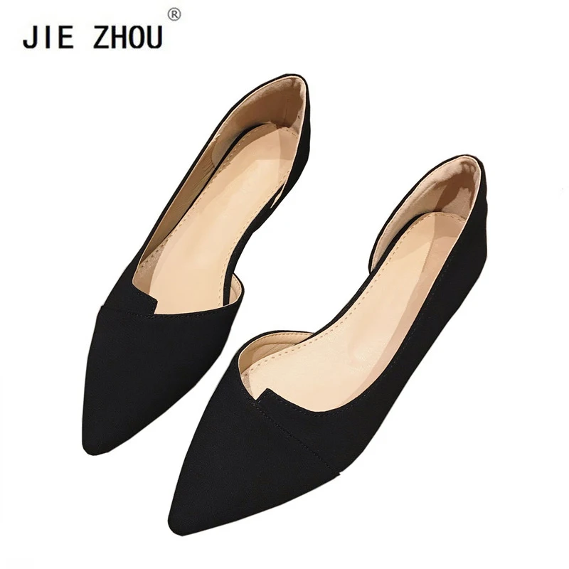Summer Shallow Mouth Women Flats Fashion Casual shoes Woman Solid Color Suede Pointed Toe Flats Soft Bottom Black Work shoes
Summer Shallow Mouth Women Flats Fashion Casual shoes Woman Solid Color Suede Pointed Toe Flats Soft Bottom Black Work shoes