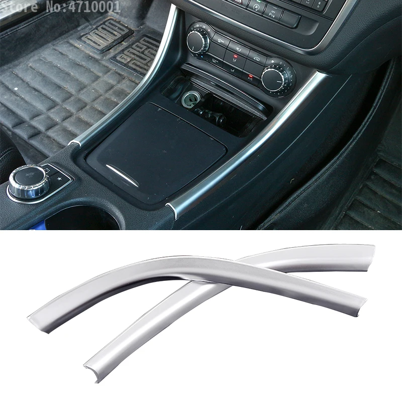 2pcs Chrome Center Console Panel Side Decoration Strips For Mercedes Benz A/GLA/CLA Class 200 220 260 W176 A180 Car Accessory
2pcs Chrome Center Console Panel Side Decoration Strips For Mercedes Benz A/GLA/CLA Class 200 220 260 W176 A180 Car Accessory