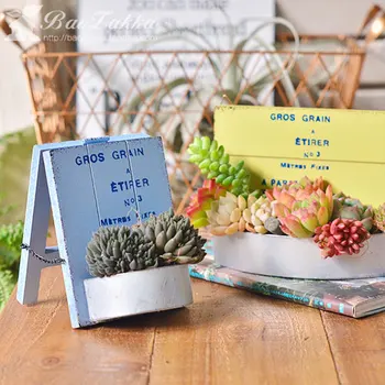 Groceries Handmade Tin Flowerpot Vase Wood Board Billboard Flowerware Creative Storage Box
Groceries Handmade Tin Flowerpot Vase Wood Board Billboard Flowerware Creative Storage Box