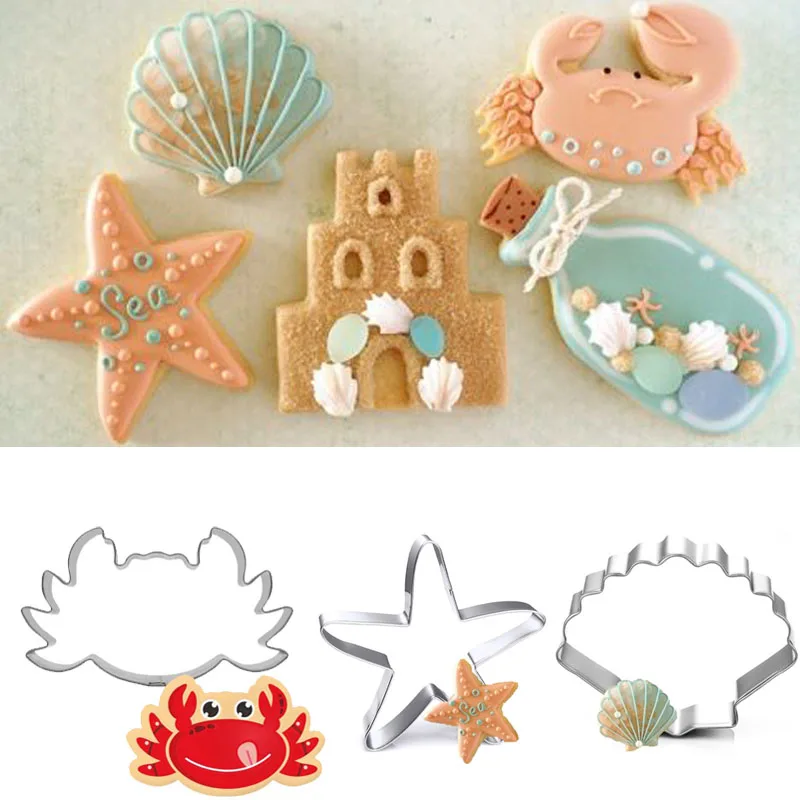 1pcs patisserie ropa reposteria Crab Starfish Shell Mold Metal Cookie Cutter Craft Fondant Cake Decor Tools Biscuit Pastry Mould
1pcs patisserie ropa reposteria Crab Starfish Shell Mold Metal Cookie Cutter Craft Fondant Cake Decor Tools Biscuit Pastry Mould
