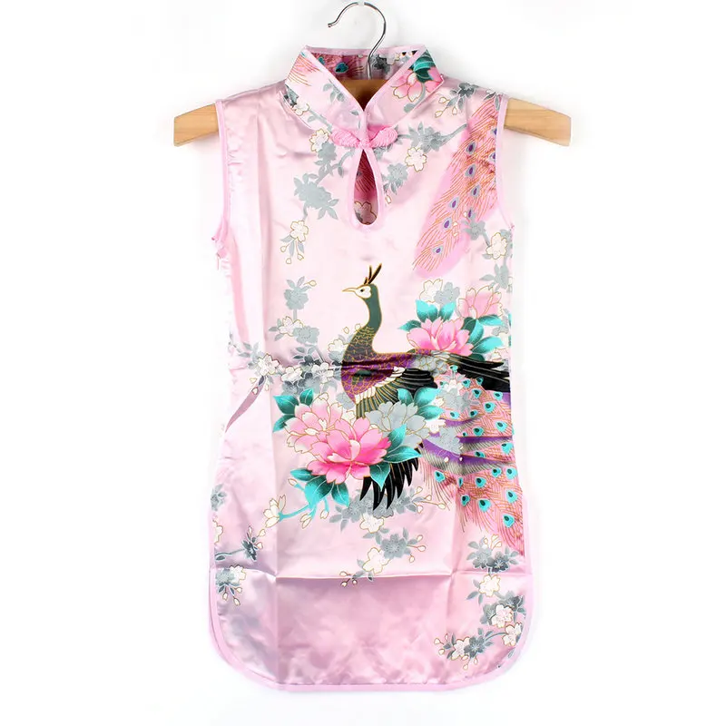 Multi-Colors Chinese Style Qipao Baby Girl Kids Floral Peacock Cheongsam Dress Clothes 2-7Y Vestidos
Multi-Colors Chinese Style Qipao Baby Girl Kids Floral Peacock Cheongsam Dress Clothes 2-7Y Vestidos