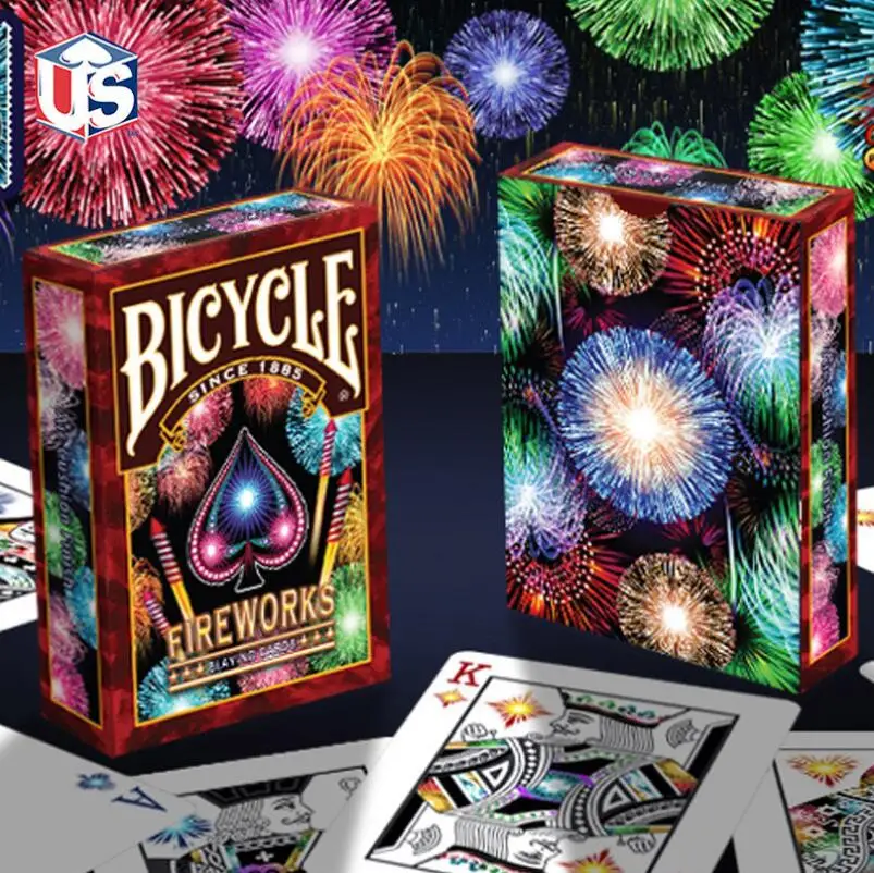Bicycle Fireworks Playing Cards Collectable Deck Magic Cards Poker Size USPCC Limited Edition New Sealed Magic Tricks Props
Bicycle Fireworks Playing Cards Collectable Deck Magic Cards Poker Size USPCC Limited Edition New Sealed Magic Tricks Props