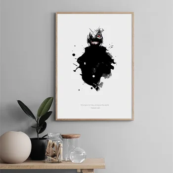 Tokyo Ghoul Anime Poster Black and White Wall Art Canvas Painting Nordic Posters And Prints Wall Pictures For Living Room Decor
Tokyo Ghoul Anime Poster Black and White Wall Art Canvas Painting Nordic Posters And Prints Wall Pictures For Living Room Decor