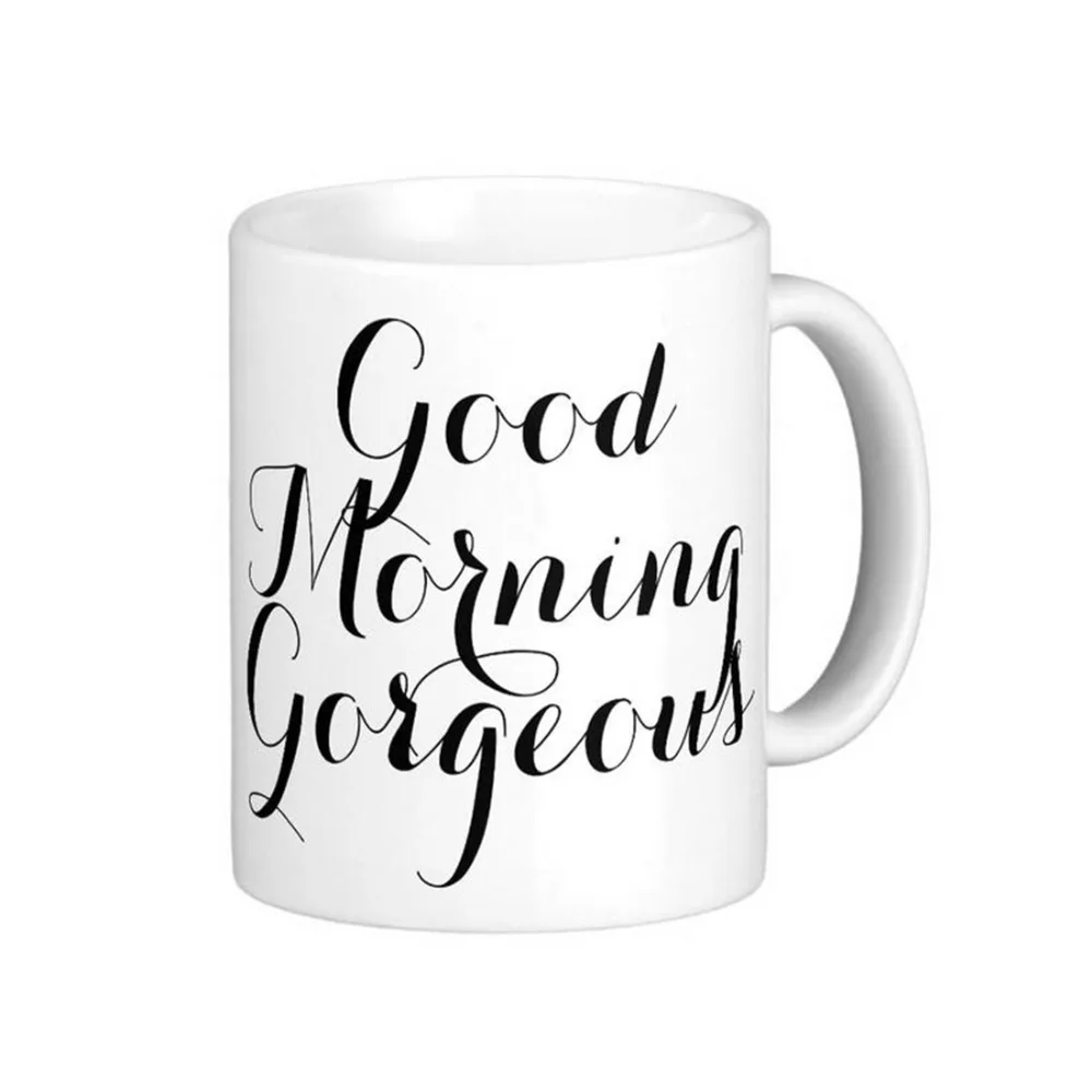 Good Morning Gorgeous in Black Script White Coffee Mugs Tea Mug Customize Gift By LVSURE Ceramic Mug Travel Coffee Mugs
Good Morning Gorgeous in Black Script White Coffee Mugs Tea Mug Customize Gift By LVSURE Ceramic Mug Travel Coffee Mugs