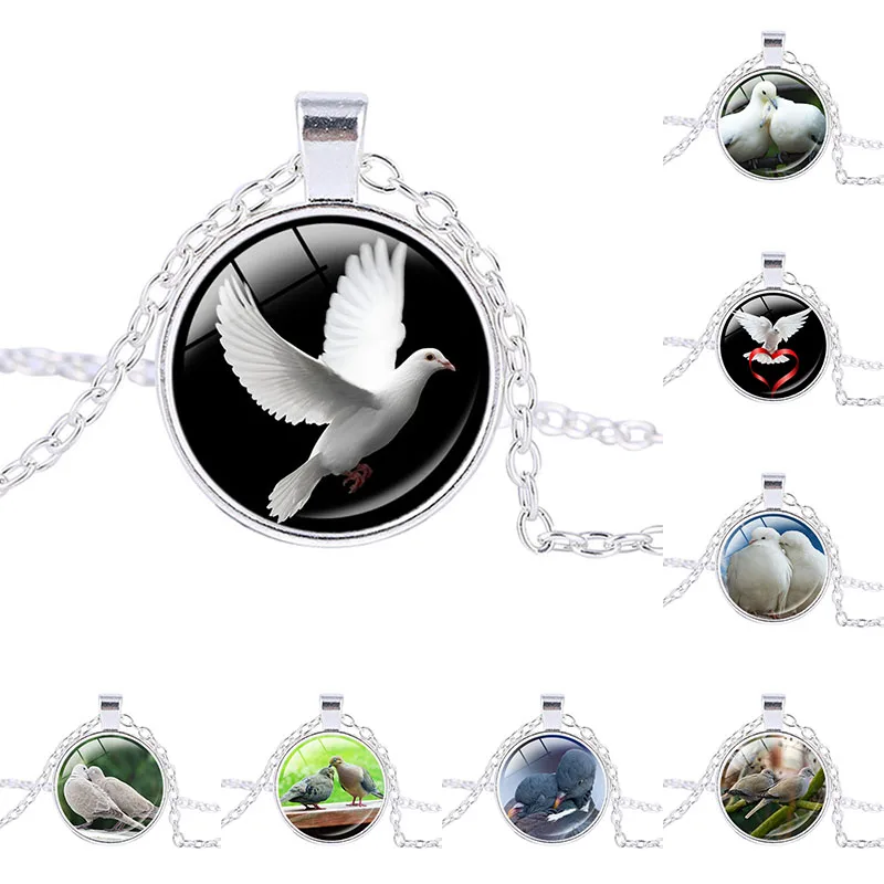 White Doves Silver plated pendant Peace Dove pendant lover dove jewelry collier cute necklaces for couples lucky amulet
White Doves Silver plated pendant Peace Dove pendant lover dove jewelry collier cute necklaces for couples lucky amulet