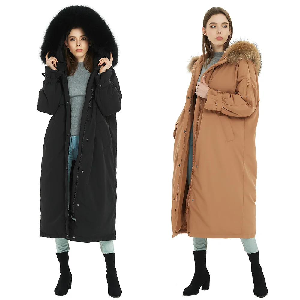 MAOMAOKONG2019 new winter down jacket coat female Real raccoon fur collar jacket Lengthen the knee park
MAOMAOKONG2019 new winter down jacket coat female Real raccoon fur collar jacket Lengthen the knee park
