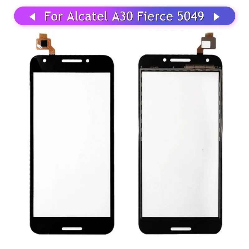 5pcs Touch Screen For Alcatel A30 Fierce 5049 5049Z OT5049 Sensor Glass Panel Digitizer Replacement | Мобильные телефоны и