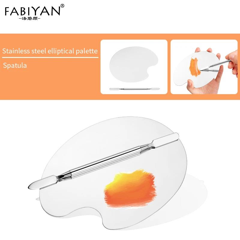 Makeup Palette Spatula Stainless Steel Oval Polish Mixing Rod Foundation Eyeshadow Nail Art Color Plates Cosmetic Manicure Tool
Makeup Palette Spatula Stainless Steel Oval Polish Mixing Rod Foundation Eyeshadow Nail Art Color Plates Cosmetic Manicure Tool