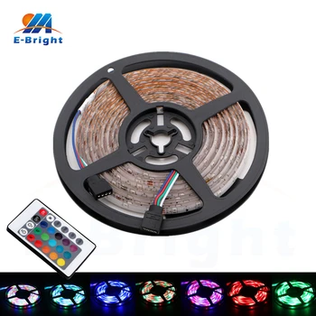 12V RGB 3528 300 SMD 5M LED Strip Light Decorative Light Leds with 2A Adapter 24 Key Controller Waterproof IP65
12V RGB 3528 300 SMD 5M LED Strip Light Decorative Light Leds with 2A Adapter 24 Key Controller Waterproof IP65