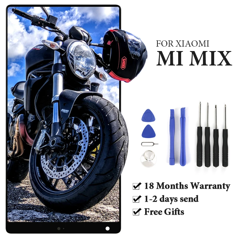 6.4' LCD For Xiaomi MIX Display With Touch Screen Assembly With Frame Mobile Phone Replacement For Xiaomi MIX LCD With Tools
6.4' LCD For Xiaomi MIX Display With Touch Screen Assembly With Frame Mobile Phone Replacement For Xiaomi MIX LCD With Tools