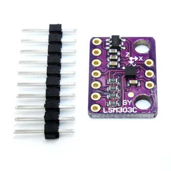 5pcs/lot 6 Degrees of Freedom Breakout LIS3MDL Magnetometer LSM303C GY-LSM303C Acceleration Module for Arduino
5pcs/lot 6 Degrees of Freedom Breakout LIS3MDL Magnetometer LSM303C GY-LSM303C Acceleration Module for Arduino