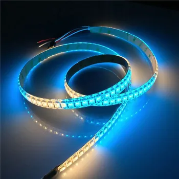 1M 144Leds RGBW SK6812IC (Similar WS2812B) 3.3ft Flexible strip light 4in1 SMD5050 5V Dream full color Non-waterproof RGB+White
1M 144Leds RGBW SK6812IC (Similar WS2812B) 3.3ft Flexible strip light 4in1 SMD5050 5V Dream full color Non-waterproof RGB+White
