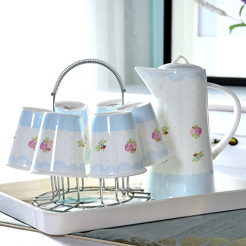 9pcs/set, bone china pitcher with mugs, ceramic espresso cups, vintage style coffee kettle, home decoration accessories
9pcs/set, bone china pitcher with mugs, ceramic espresso cups, vintage style coffee kettle, home decoration accessories