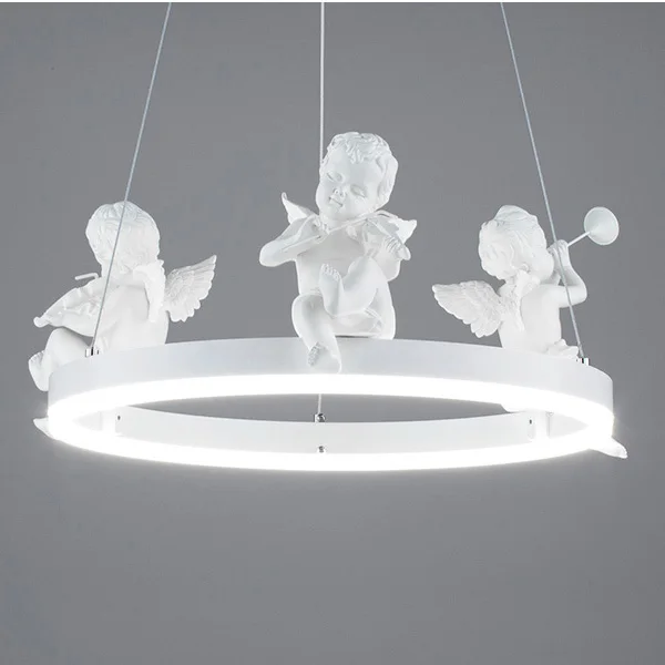 nordic resin angel pendant light creative art deco LED hanging lamp for children bedroom kitchen light fixture country style E27
nordic resin angel pendant light creative art deco LED hanging lamp for children bedroom kitchen light fixture country style E27