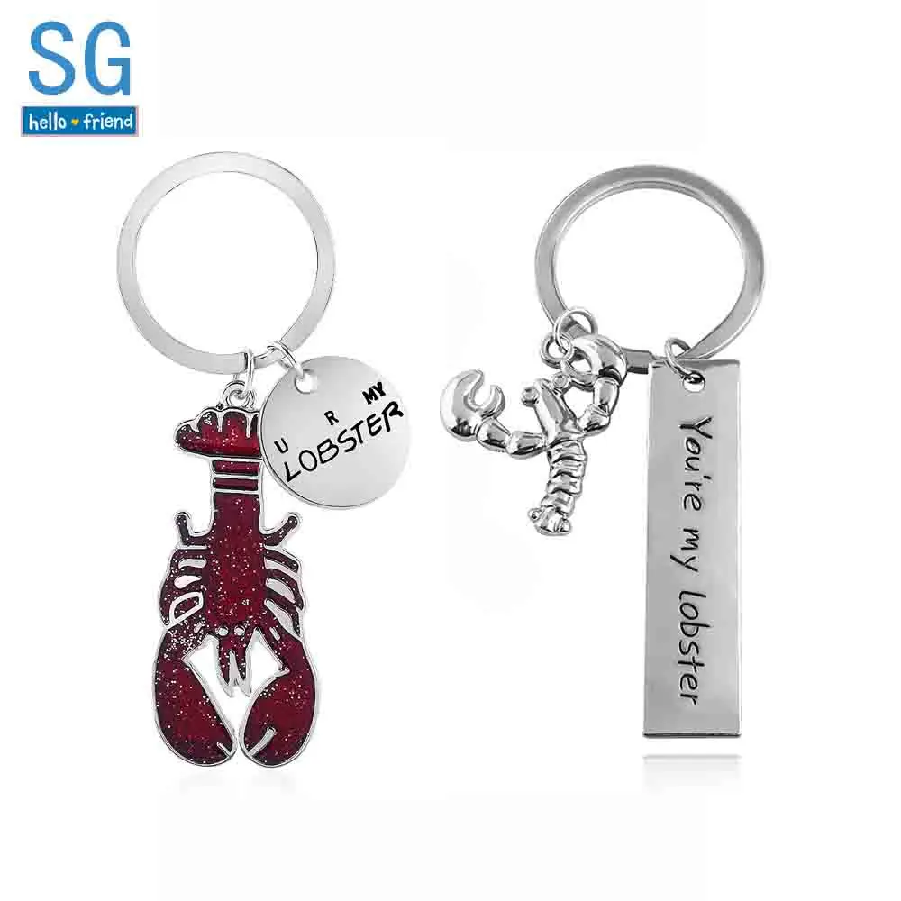 SG TV Friends Sliver Lover You are My Lobster Keychains Sofa Turkey Coffee Pendants Monica Door Keyring Couple Jewelry Gift
SG TV Friends Sliver Lover You are My Lobster Keychains Sofa Turkey Coffee Pendants Monica Door Keyring Couple Jewelry Gift